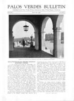 Palos Verdes Bulletin, January 1926. Volume 2. Number 1