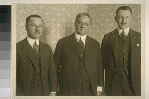 Hiram Johnson, Junior, and H.W.J., Archibald Johnson, Chicago