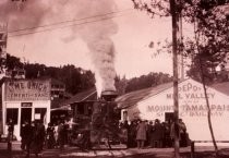First run of the Mill Valley & Mt. Tamalpais Scenic Railway, 1896