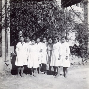 Boarders of the regional school, in Madagascar