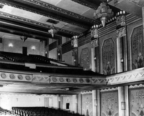 Pomona's Fox Theater, interior