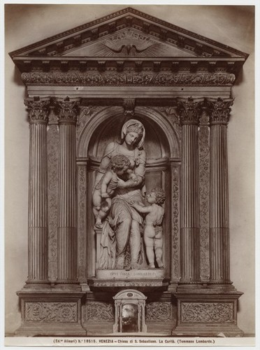 No. 18515. - Venezia - Chiesa di S. Sebastiano. La Carità. (Tommaso Lombardo.)