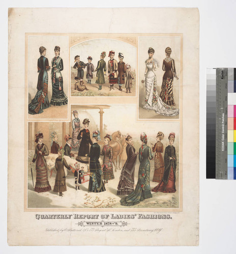 Quarterly report of ladies' fashions. Winter 1878 = '9