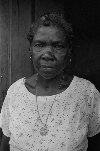 Portrait of a woman, San Basilio del Palenque, ca. 1978