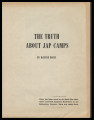Truth about Jap camps