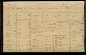 WPA household census for 1316 S LOS ANGELES S, Los Angeles
