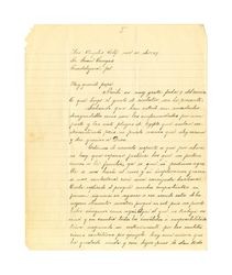 Letter from Miguel Venegas to Juan Venegas, November 20, 1929