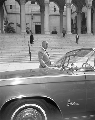 Gilbert Lindsay at City Hall, Los Angeles, 1963