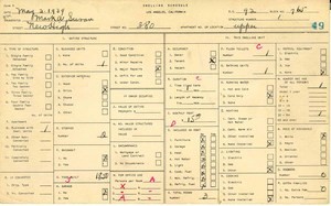 WPA household census for 380 NEW HIGH, Los Angeles