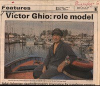 Victor Ghio: role model-Italian fisherman caught filmmaker's imagination for a seafaring romance