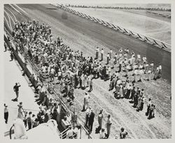 Kids' parade on Farmers' Day at the Sonoma County Fair, Santa Rosa, California, 1957