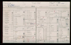 WPA household census for 529 W 105TH ST, Los Angeles County