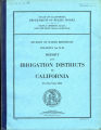 Report on irrigation districts in California for the year 1936