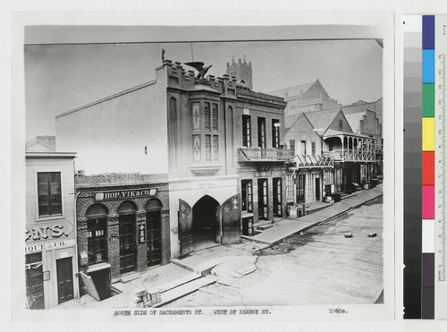 South Side of Sacramento St., west of Kearney St., 1860s