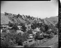 Hillside view of Chavez Ravine