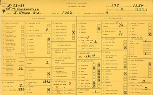 WPA household census for 1006 S GRAND, Los Angeles