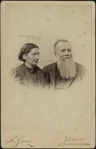 Oncle Dritz et tante Rose Ramseyer, missionare. Pour cher Henri, Nouvel An 1895