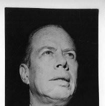 Thomas H. Kuchel, the moderate Republican U.S. Senator from California (1953-1969), portrait, waist up