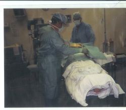 Palm Drive Hospital surgery, about 1980