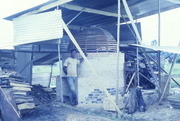 Jair Baker with Brick-Making Oven, Jonestown, Guyana