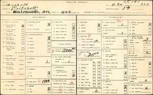 WPA household census for 409 WESTMINISTER AVE, Los Angeles County