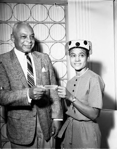 Mrs. Adams for Tuskegee Club, Los Angeles, 1961