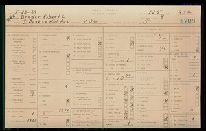 WPA household census for 136 S BUNKER HILL AVENUE, Los Angeles