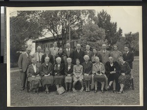 Group portrait of missionaries in China, Fujian, China, ca. 1935