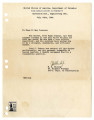 Letter from W. S. Hislop, Sr. Plumber Foreman, Ass't. Supt. of Construction, Operation Division, Engineering Section, War Relocation Authority, United States of America Department of Interior, July 24, 1944