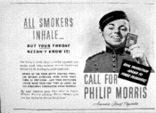 All Smokers Inhale__ But Your Throat Needn't Know It!