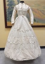 1850s wedding dress