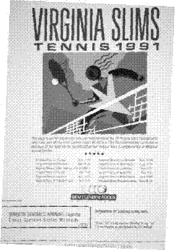 Virginia Slims Tennis 1991