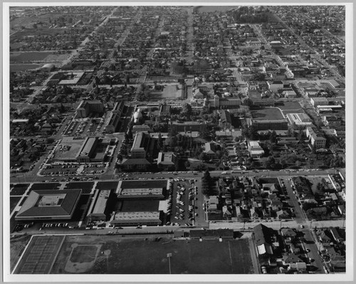 Aerial View of Santa Clara, ca. 1963
