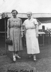 Missionaries Marie Habaek and Kirstine Hermansen ca.1936