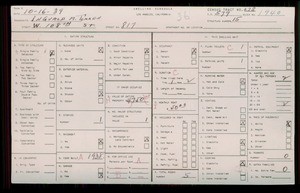 WPA household census for 817 W 108 ST, Los Angeles County