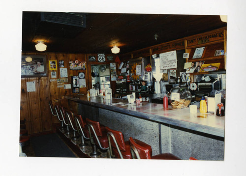 Interior of Jim Denny's Diner