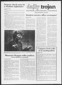 Daily Trojan, Vol. 91, No. 38, October 26, 1981