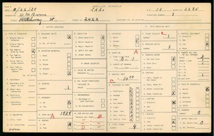 WPA household census for 2422 HATCHWAY ST, Los Angeles County