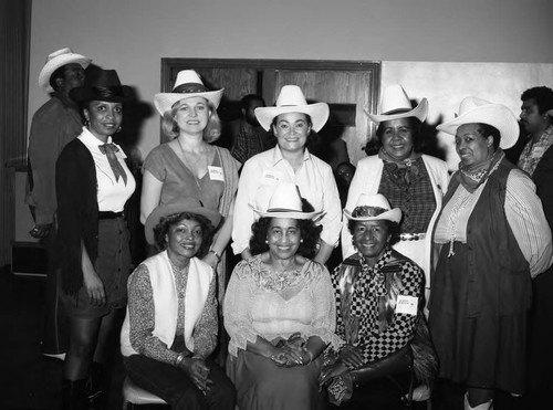 Women in Western Hats, Los Angeles, 1983