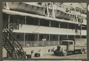 Steamboat "Watussi" at the pier, Cape Town, South Africa, ca.1930-1940