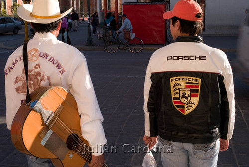 Men on Street, Juárez, 2007