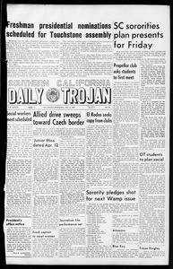 Daily Trojan, Vol. 36, No. 93, April 04, 1945