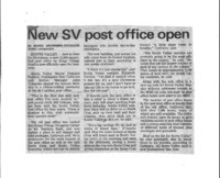 New SV post office open