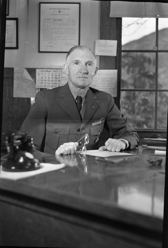 NPS Individual, Col. John R. White in his office
