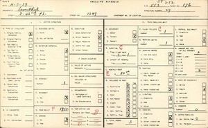 WPA household census for 1249 E 42ND PLACE, Los Angeles County