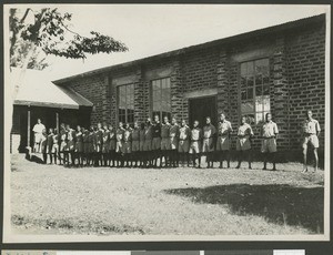 Top form at school, Chogoria, Kenya, ca.1948