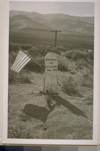 Chief Natches' Grave; September 1938; 2 prints, 2 negatives