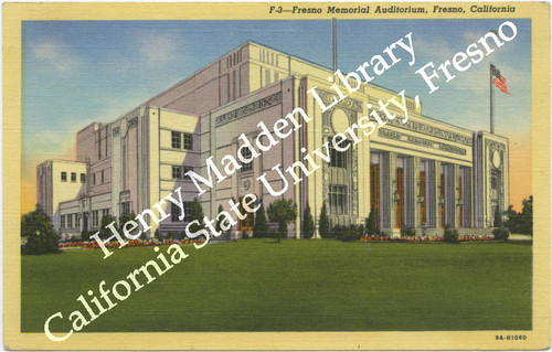 Fresno Memorial Auditorium, Fresno, California