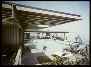 Stahl residence, pool, Los Angeles, 1960?