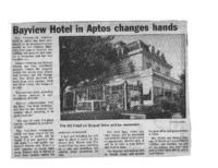 Bayview Hotel in Aptos changes hands